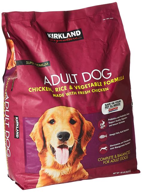 Buy Kirkland Signature Adult Formula Chicken, Rice and Vegetable Dog Food 40 lb. Online at ...