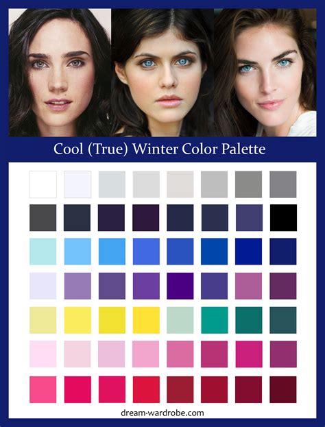 Cool Winter Color Palette Makeup | Saubhaya Makeup