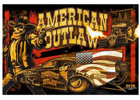 American Outlaw Poster – Allan Middendorf Racing LLC