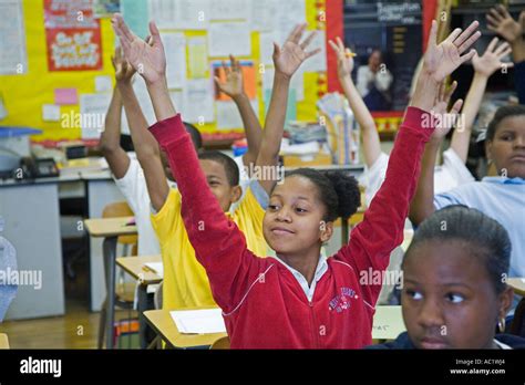 Guyton Elementary School in Detroit Stock Photo - Alamy