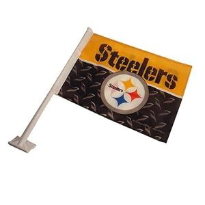 Amazon.com : Pittsburgh Steelers Car Flag : Automotive Flags : Sports & Outdoors