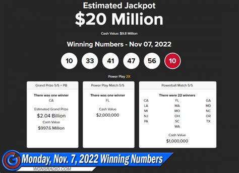 PROBLEM SOLVED: Delay in Announcing Potential Powerball Winners Monday Night Corrected - WGNS Radio