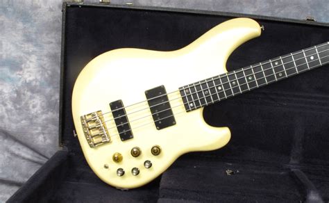 Ibanez Musician MC924PW 1984 Translucent White Bass For Sale Andy Baxter Bass & Guitars Ltd