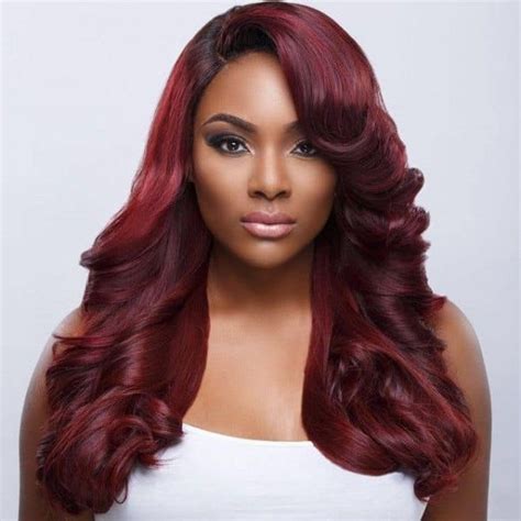 42+ Wine Hair Color On Dark Skin Gif | Colored Hair