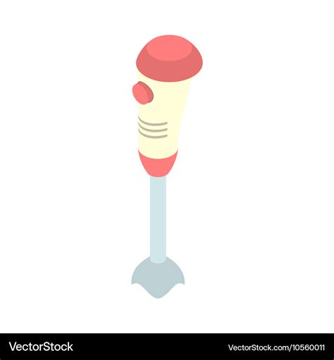 Hand blender electric mixer icon cartoon style Vector Image