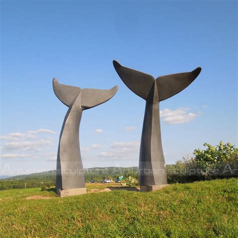 Whale Tail Sculpture