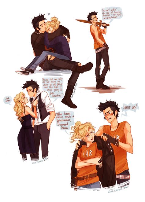 Percy and Annabeth Character Design