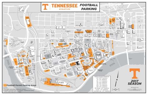 Neyland Stadium Ticket Map