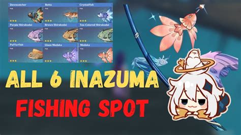 Fishing Spots In Inazuma Genshin