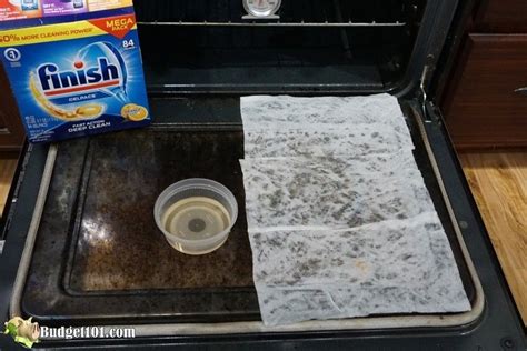 How To Clean Your Oven With A Dishwasher Tablet - by Budget101.com™ Clean Oven Glass Door ...