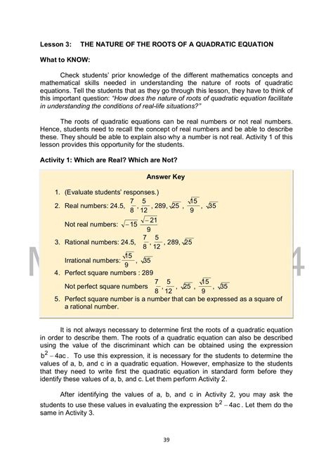 Mathematics Grade 9 - Palawan BlogOn - Page 41 | Flip PDF Online | PubHTML5