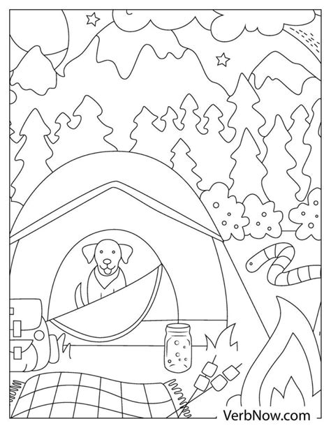 Free Printable Camping Coloring Pages