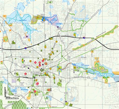 Tallahassee Parks Map