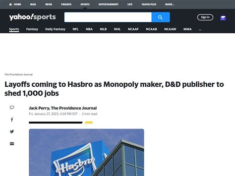 Layoffs coming to Hasbro as Monopoly maker, D&D publisher to shed 1,000 ...