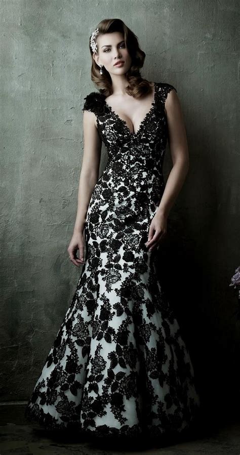 NAF Dress | Black lace wedding dress, Black lace wedding, Black wedding dresses