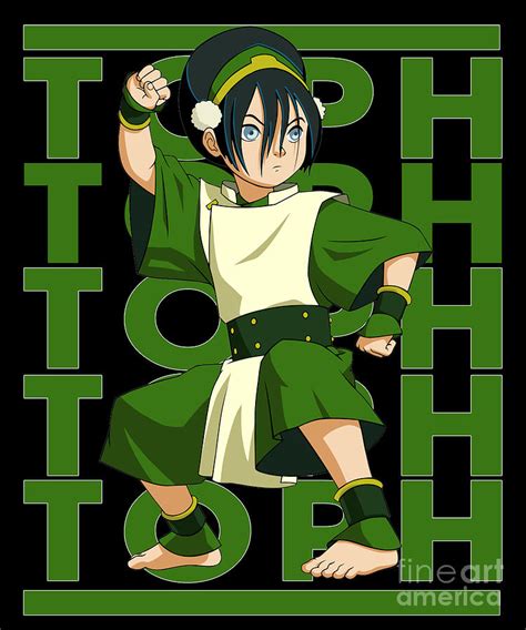 Avatar The Last Airbender Toph Beifong Name Anime Drawing by Anime Art - Pixels