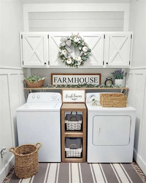 Farmhouse Style Laundry Room Decor Ideas