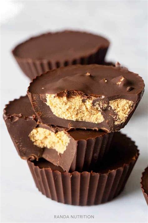 Healthy Protein Peanut Butter Cups Recipe | Randa Nutrition