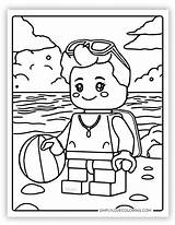 Lego Coloring Pages Free PDF Printables  Simply Love sketch template