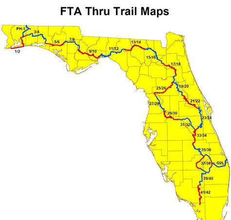 The Florida Trail Map - Vikki Jerrilee