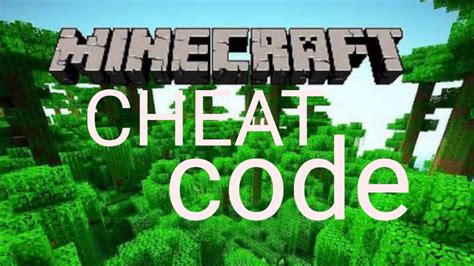 MINECRAFT CHEAT - YouTube