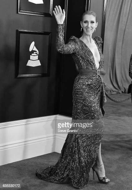 Us Grammys Celine Dion Arrives Photos and Premium High Res Pictures ...