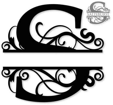 Image result for Free Split Monogram SVG | Free monogram fonts, Monogram fonts, Free monogram