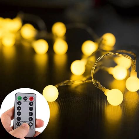 Aliexpress.com : Buy Globe String Lights 5m 50LEDs with Remote Control ...