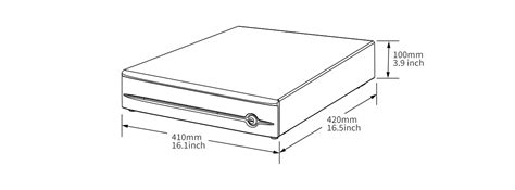 Maken - Classic Roller Cash Drawer CM-410