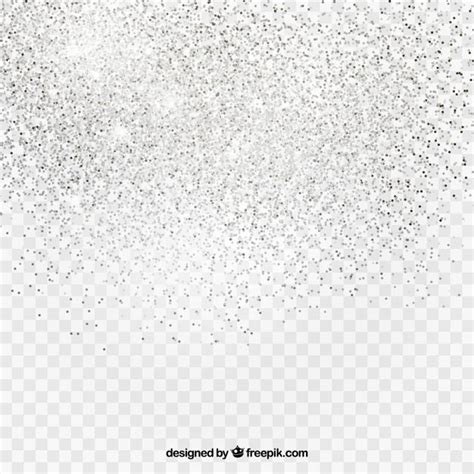 Premium Vector | Transparent background of silver glitter | Sparkle png ...