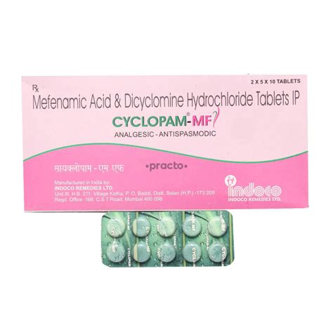 Cyclopam-MF Tablet - Uses, Dosage, Side Effects, Price, Composition | Practo