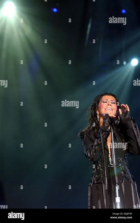 Christina Aguilera Concert Stock Photo - Alamy