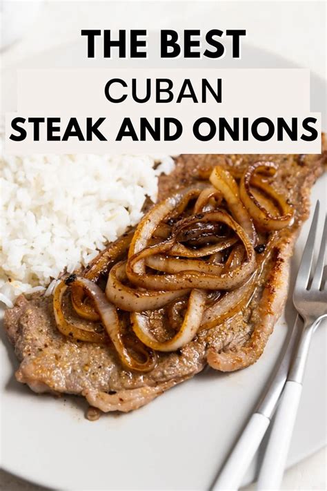 Bistec de Palomilla Recipe (Cuban Steak and Onions) in 2024 | Thin steak recipes, Top round ...