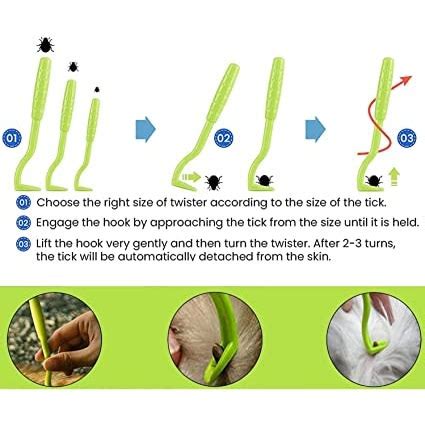 TD Tick Removal For Pets - 3 In 1 - Green | Konga Online Shopping