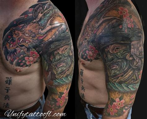 Dragon & Samurai Tattoo by Bart Andrews: TattooNOW