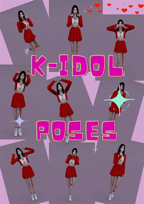 K-Idol Pose pack! Sims 4 Cas, Sims Cc, Group Poses, Sims 4 Clothing, Sims Mods, Dance ...