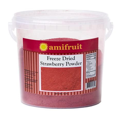 Amifruit Freeze Dried Strawberry Powder 1.5 lb - Pastry Depot