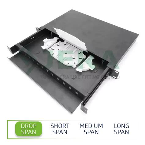 Ftth rack mount fiber optic distribution frame, 1U-12-SC