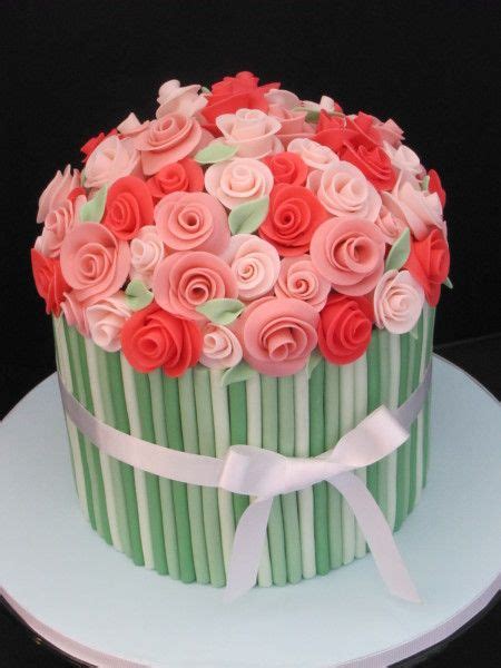 Flower Bouquet Birthday Cake | Cakes | Pinterest | Rose, Cake and ...