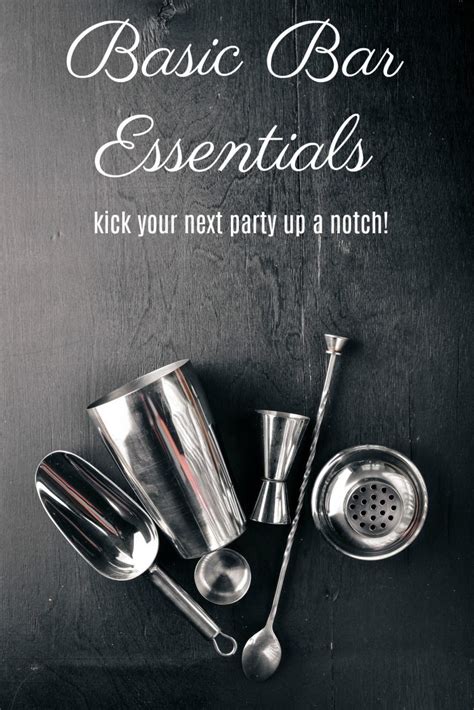 Basic Bar Essentials for Party Hosting - Suburbia Unwrapped