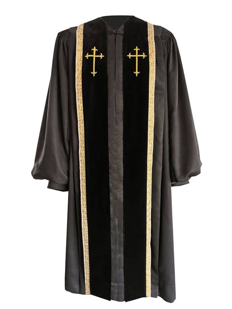 Black Bishop Clergy Robe | Churchings Canada