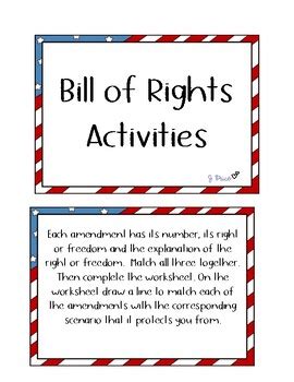 Bill of Rights Activities by Teaching is Awesome | TPT