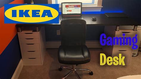 IKEA GAMING DESK REVIEW! - YouTube