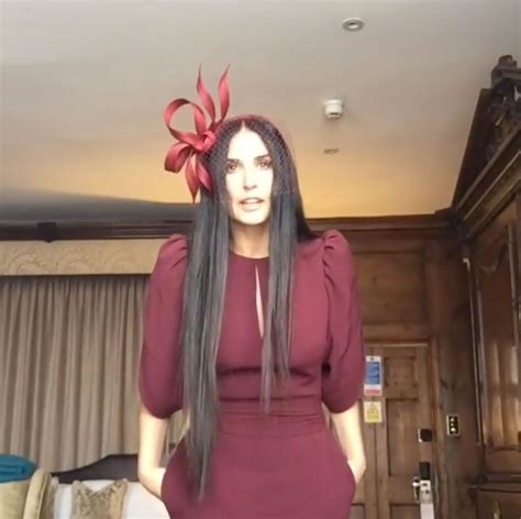 Demi Moore Makes Her Instagram Debut as She Attends Royal Wedding