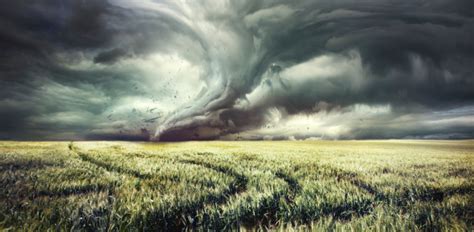 Tornado In Countryside Field Stock Photo - Download Image Now - iStock