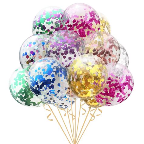 Big Latex Clear Balloon With Confetti Is For Decoration,36" 18" 12" Confetti Balloons - Buy ...