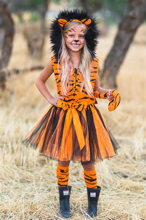 Tiger Tutu Costume 5 Piece Set | Girls tiger costume, Tiger costume, Tiger costume women