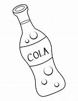 Printable Soda Coloring Page sketch template