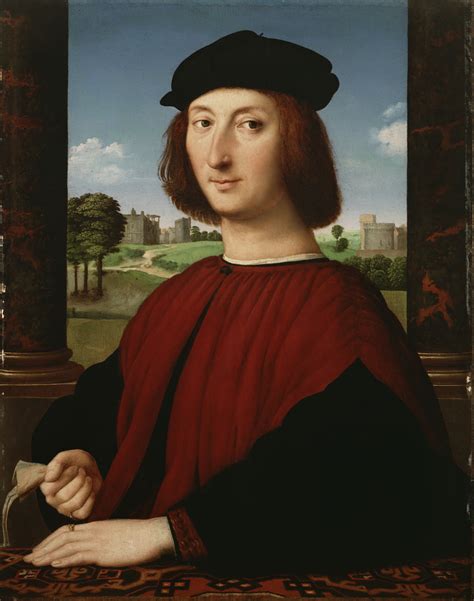 "Portrait of a Young Man in Red" Raphael - Artwork on USEUM