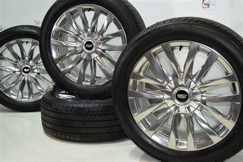 22″ Cadillac Escalade Platinum Black Factory OEM ORIGINAL wheels rims ...